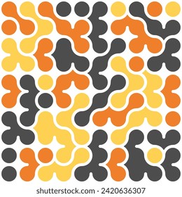 Seamless colored geometric pattern. Background for design and creativity, textures, covers, packaging, interior, prints and creative ideas
