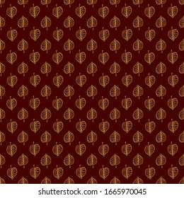 seamless colored herbal vector pattern