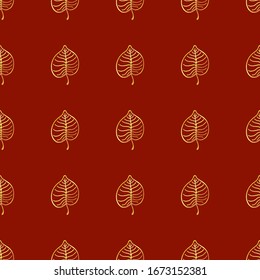 seamless colored herbal vector pattern