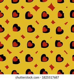 Seamless Colored Lines Modern Design For Fabric, Textile Print Vector Illustration