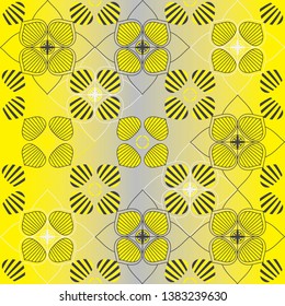 SEAMLESS COLORED ORNATE PATTERN WITH MANDALA ELEMENTS. MANDALA TEXTURE. VECTOR TEMPLATE FOR FABRIC, WALLPAPER, TILE, WRAPPING, COVERS AND CARPETS.