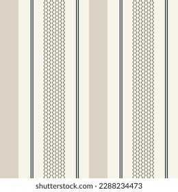 Nahtloses Muster Boho Hemd gestreift. Design für Modetextilien und Grafiken. Gestreifter Hintergrund. Modernes Tapete. Vektorgrafik.