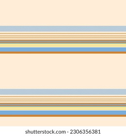 Seamless colored pattern Boho shirt striped. Design for fashion textiles and graphics. Horizontal stripes background. Modern wallpaper. Vector.