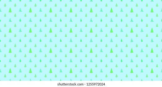 Seamless colored pattern with christmas trees. Abstract geometric wallpaper. Print for textiles, fabrics, polygraphy, posters