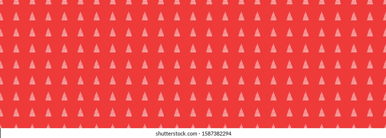 Seamless colored pattern with christmas trees. Abstract geometric wallpaper. Print for design