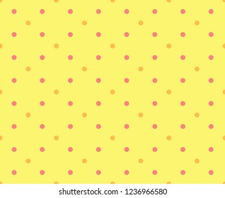 Seamless colored pattern. Dotted background. Abstract geometric wallpaper of the surface. Print for polygraphy, posters, t-shirts and textiles. Doodle for design. Vintage and retro style