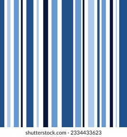 Seamless colored pattern in a vertical stripe of different shades of blue. Can be used for wallpaper on the wall, cover for a notebook
