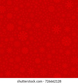 Seamless colored snowflakes pattern. Snowflakes background. Vector illustration.