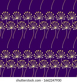 seamless colored vector floral pattern