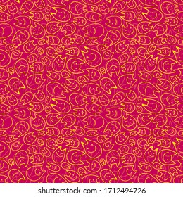 seamless colored vector pattern background fabric print 