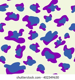 Seamless colorful abstract camouflage retro background