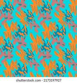 Seamless colorful abstract decorative pattern