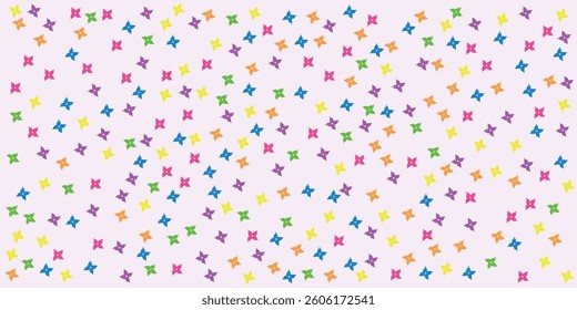 "Seamless Colorful Abstract Geometric Pattern – Playful and Vibrant Background"