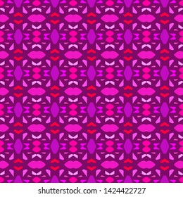 Seamless colorful abstract pattern ornamental geometric repeat background great for textile, wrapping, carpet or print
