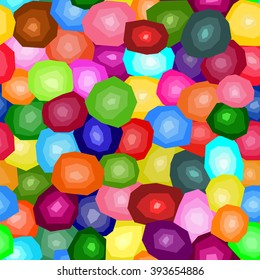 Seamless, colorful and abstract pattern with polygons - Eps10 Vector graphics and illustration
