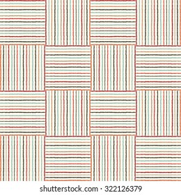 seamless colorful abstract pattern with stroke and block
