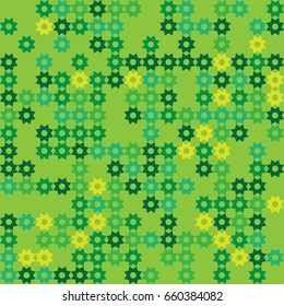 Seamless colorful abstract retro background