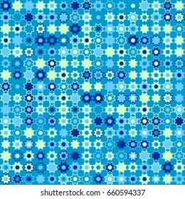 Seamless colorful abstract retro background