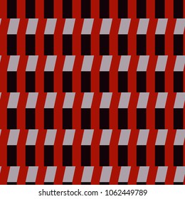 Seamless colorful abstract stripe pattern. Vector illustration
