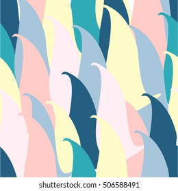 seamless colorful abstract waves pattern