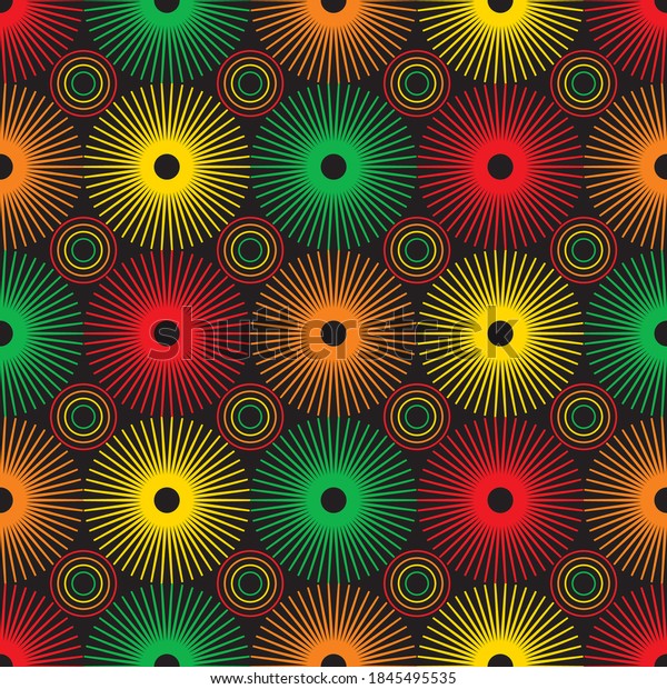 Seamless Colorful African\
Design Pattern