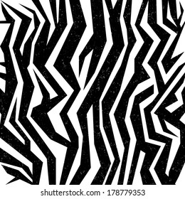 Seamless colorful animal skin texture of zebra