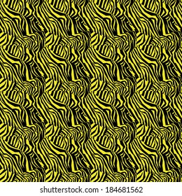 Seamless colorful animal skin texture of zebra