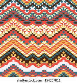 Seamless Navajo Texture Stock Vector (Royalty Free) 106050917