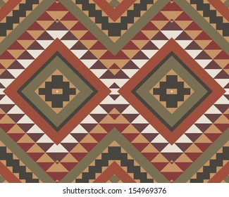 Seamless colorful aztec pattern