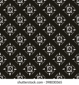 Seamless colorful aztec pattern