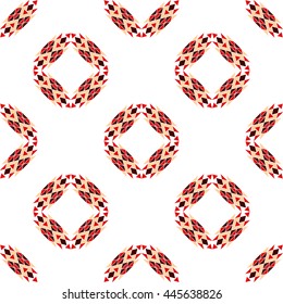Seamless colorful aztec pattern