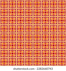 Seamless Colorful Backdrop Concept Dynamic Paper Geometric Template Graphic Digital Art Wallpaper Fashion Textile Design Background Material Cloth Fabric Vintage Style Retro Texture Pattern.