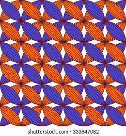 Seamless colorful backdrop. EPS 10 vector background for wallpapers, pattern fills, textile, decorative paper. Isolated on white.