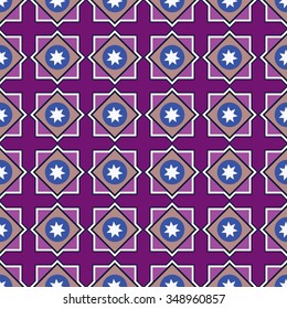 Seamless colorful background with abstract geometric shapes