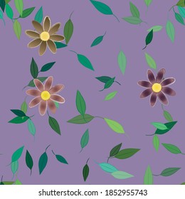 Seamless colorful background in geometric ornamental style