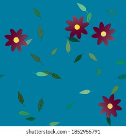 Seamless colorful background in geometric ornamental style