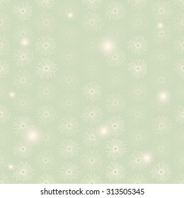 Seamless colorful background made of abstract flowers and flairs