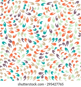 Seamless colorful background made of exotic pattern