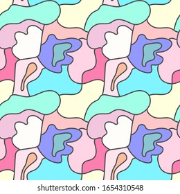 Seamless colorful background with colorful pattern.