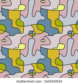 Seamless colorful background with colorful pattern.