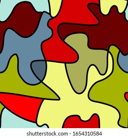 Seamless colorful background with colorful pattern.