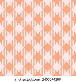 Seamless colorful basic plaid checked fashion pattern vector