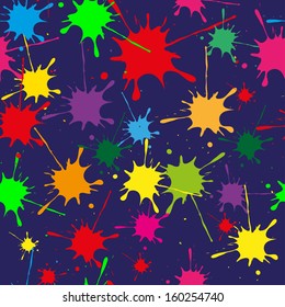 Seamless Colorful Blots