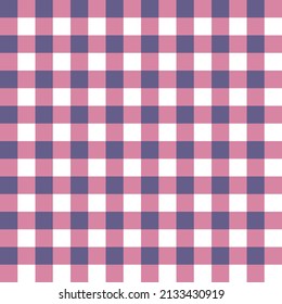 Seamless Colorful Checkered Flannel patterns of square for background.