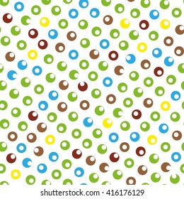 Seamless colorful circle abstract pattern