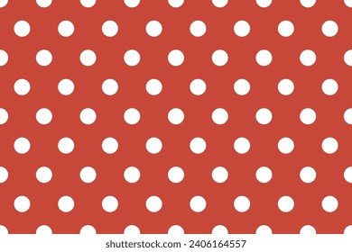 Seamless colorful circle textile print block. Common all over geometric motif, classy pattern background. Casual color polka dot design. Abstract minimalist geometrical ornament graphic style concept.