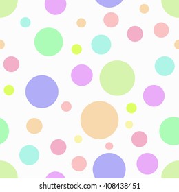 seamless colorful circles pattern