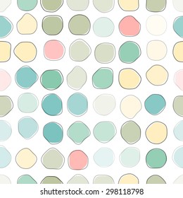 Fondo de patrón de círculos incoloro y sin soldadura