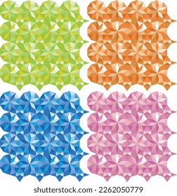 Patrón de cristal colorido y sin brillo. Textura de gema en vector aislada sobre fondo transparente