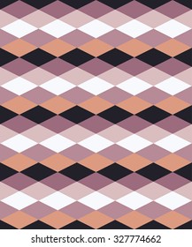 Seamless colorful decorative vector background with geometric shapes